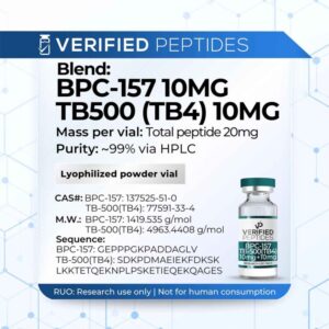 Blend: BPC-157 TB-500 Peptide (20MG)