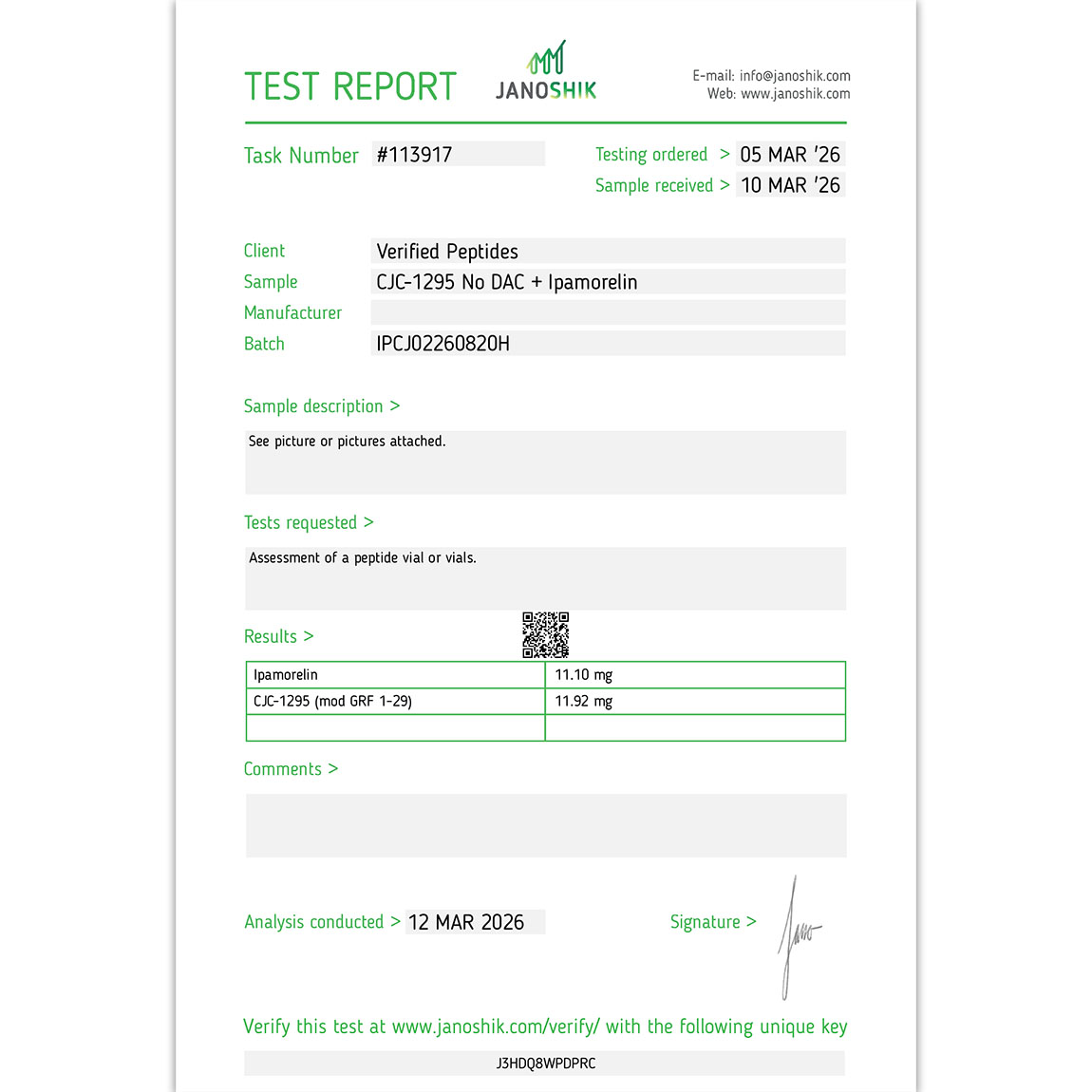 Blend: Ipamorelin CJC-1295 (No DAC) 20MG — Elementor - Image 3