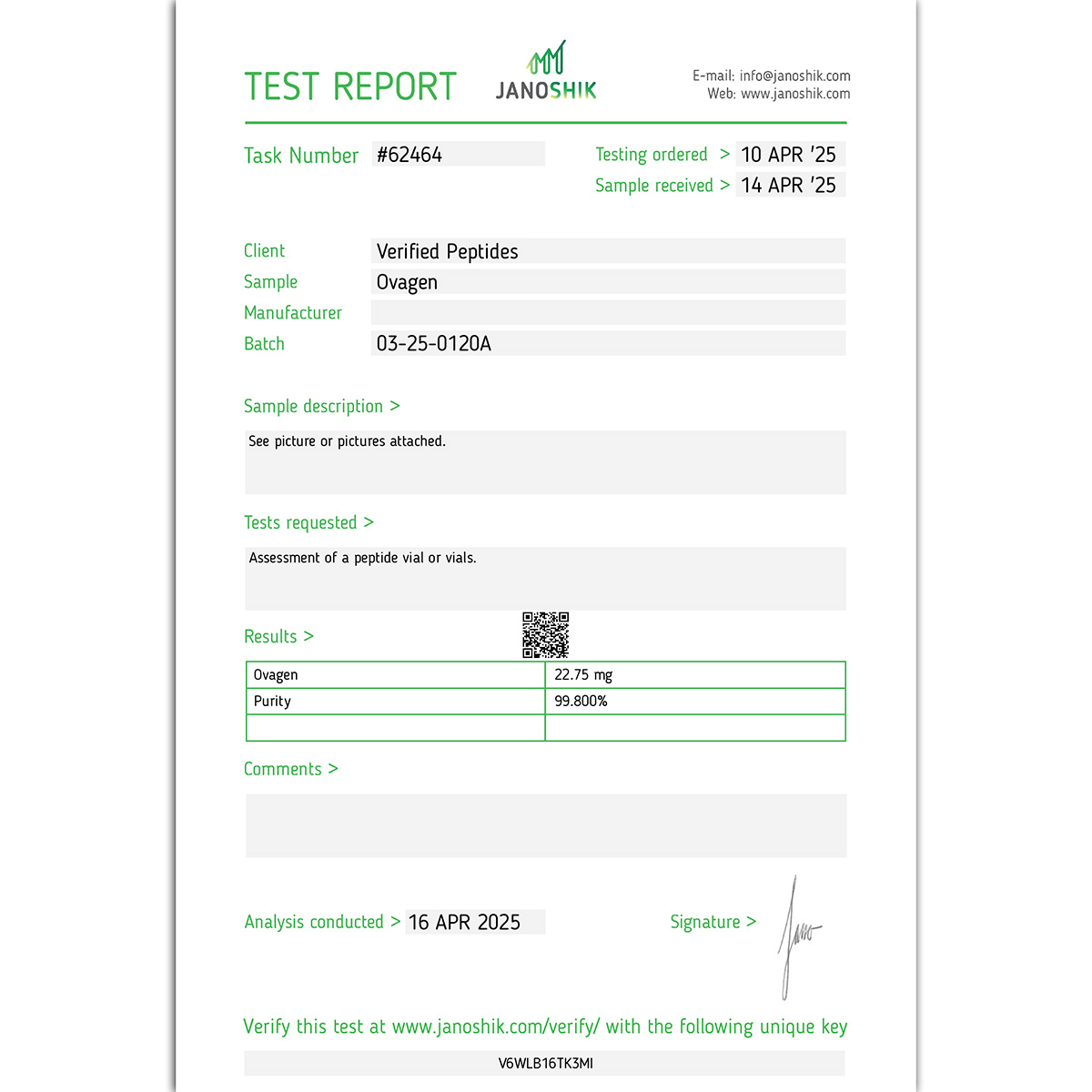 Ovagen Peptide (20MG) — Elementor - Image 3