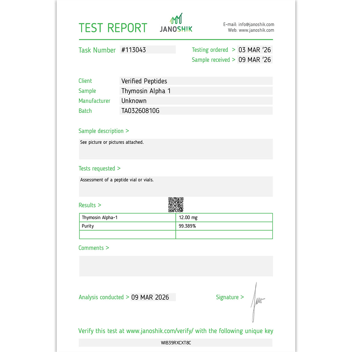Thymosin Alpha-1 Peptide (10MG) — Elementor - Image 3