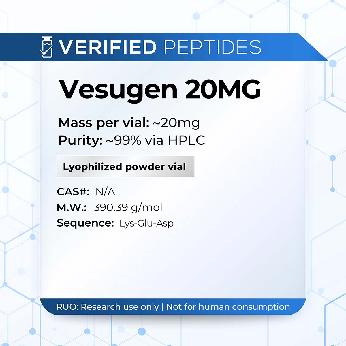 Vesugen Peptide (20MG) — Elementor