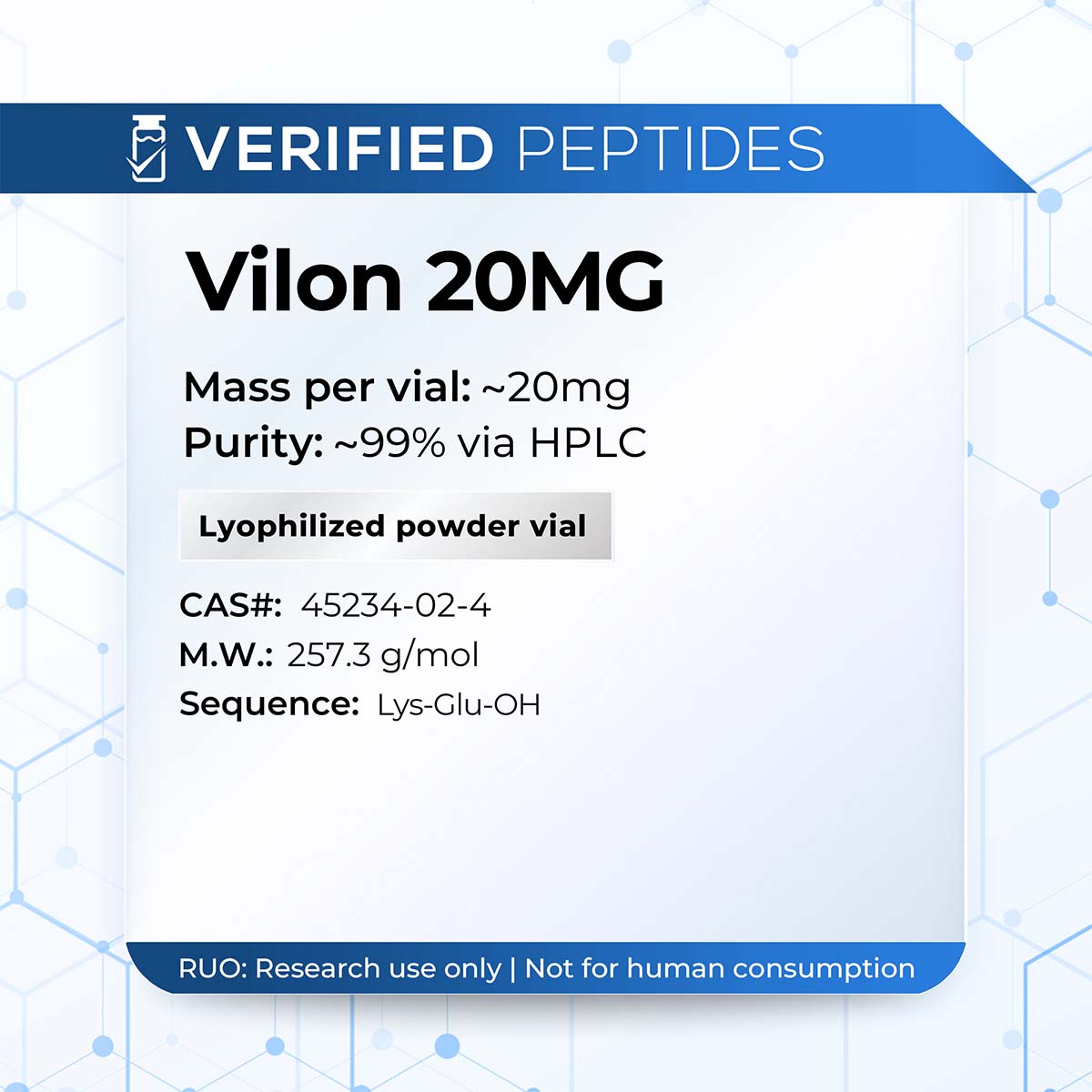 Vilon Peptide (20MG) — Elementor