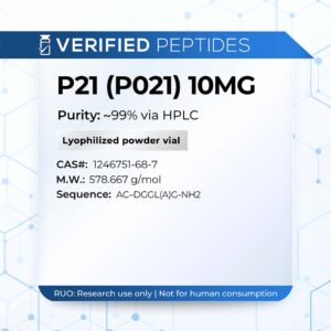 P21 Peptide 10MG (P021) — Elementor